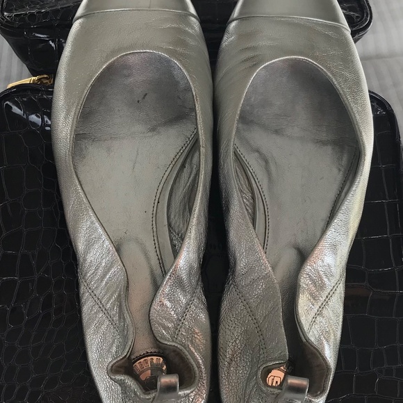2025 Versus by VERSACE silver ballet city flats 38 - Picture 4 of 11